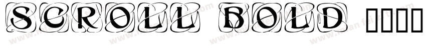 Scroll Bold字体转换